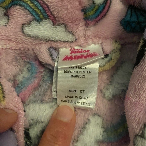 Toddler Minnie Mouse Robe - Picture 2 of 2